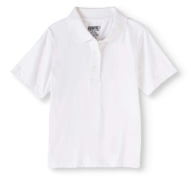 Genuine Uniform Girls School Uniform Short Sleeve Polo (Little Girls