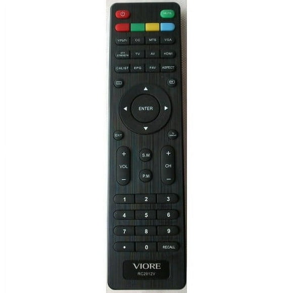 Genuine VIORE RC2012V TV Remote Control for Viore TV LED19VH50, LED19VH50M, LED22VF50, LED22VH50, LED26VF50