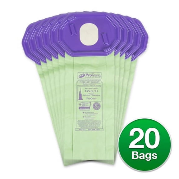 Genuine Vacuum Bag for ProTeam ProGen series 12" Vacuums - 2 Pack