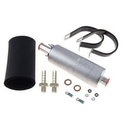 Genuine Walbro GSL395 130LPH Universal External Inline Fuel PumpWith HFP-939 Installation Kit, TBI 15PSI