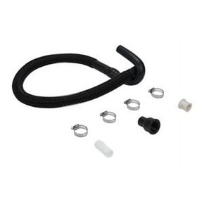 Wellco 1-1/5 In. X 10 Ft. White Universal Corrugated Washing Machine Drain Hose Flexible Dishwasher Drain Hose Xyjgw1110