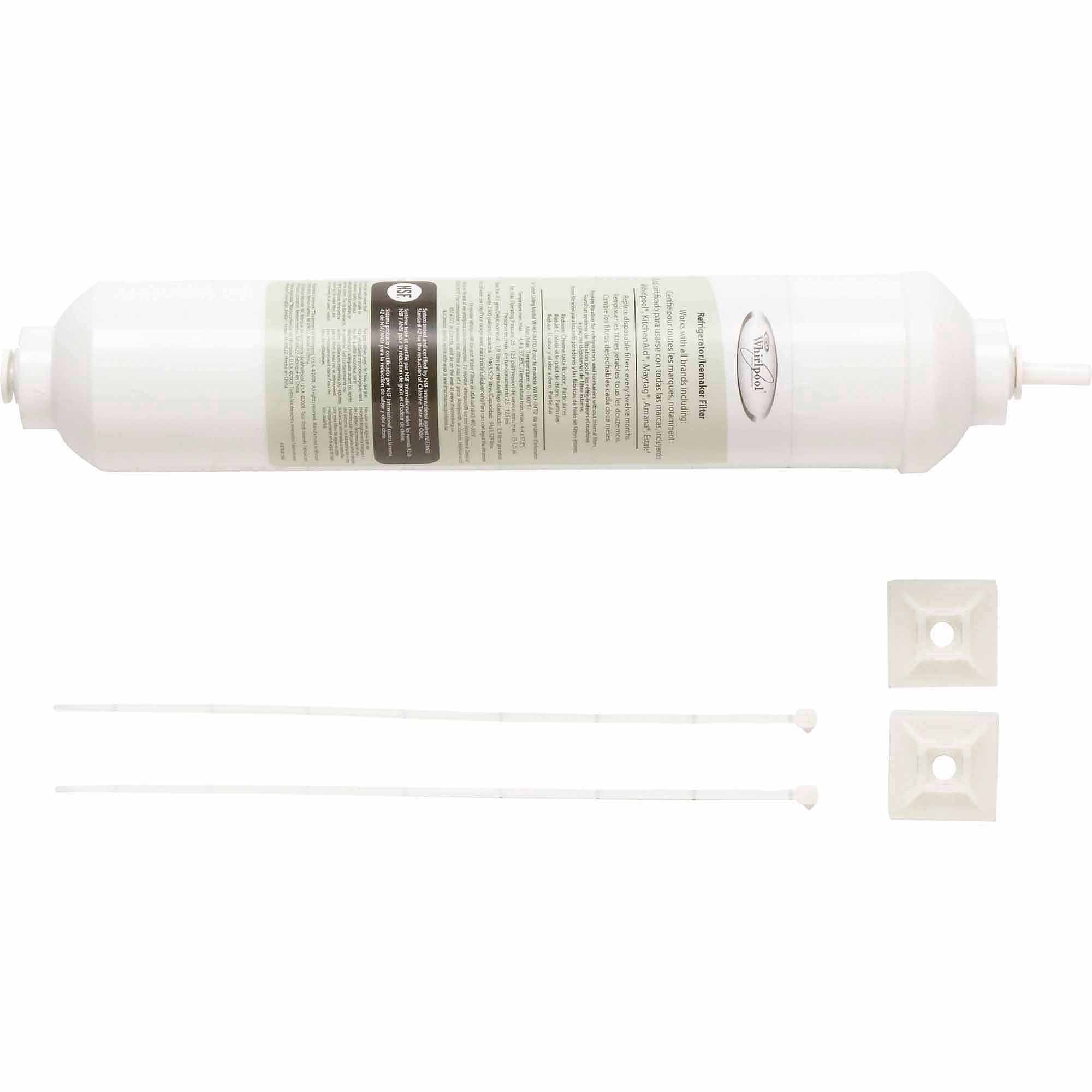 Genuine Whirlpool 4378411RB InLine Refrigerator Ice & Water Filter, White