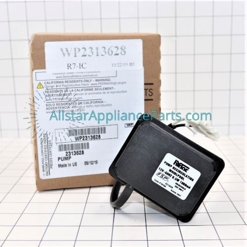 Genuine Whirlpool WP2313628 Ice Machine Recirculating Pump