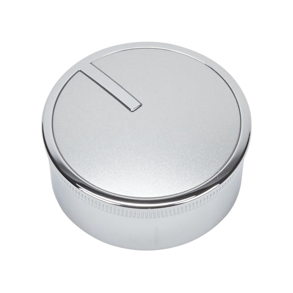 Whirlpool WPW10437088 Genuine OEM Range Surface Burner Control Knob, Chrome Replacement Part - Replaces W10437088