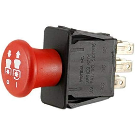 Genuine Wright Manufacturing Replacement PTO Switch (On/Off) Red for 48 ...