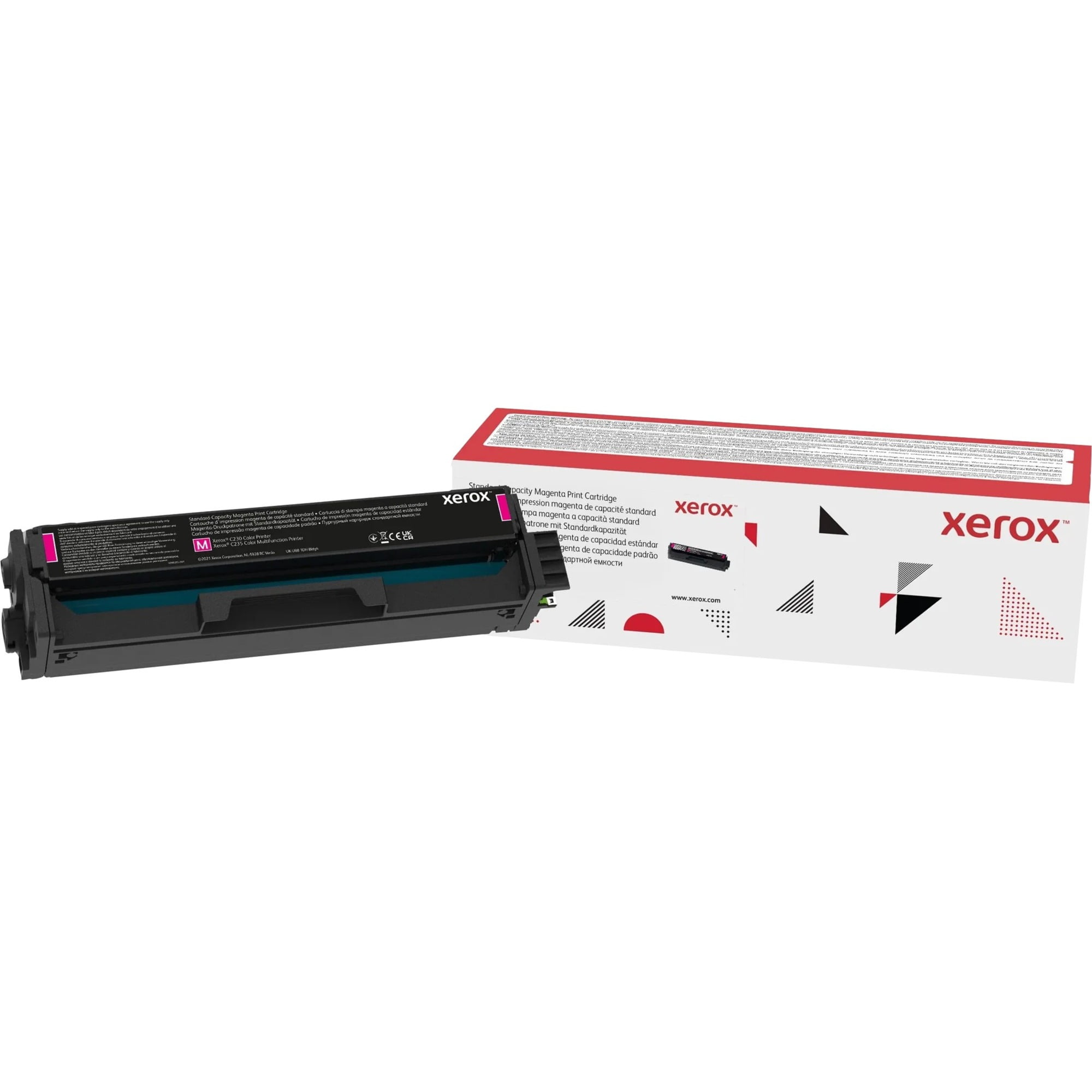 Xerox Genuine Xerox C230 Color Printer, C235 Color Multifunction Printer Magenta Standard capacity Toner Cartridge (1500 Pages), 006R04385, 1500 Pages
