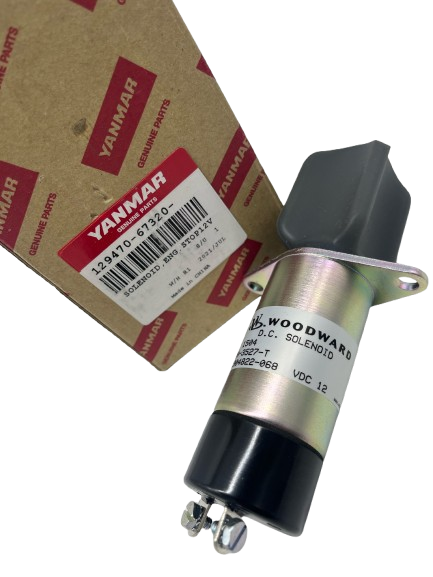 Solenoide Arresto Carburante 12V 129470-67320 Per Motore Diesel Yanmar – Compatibile Con Cilindri 3, 4 E 6