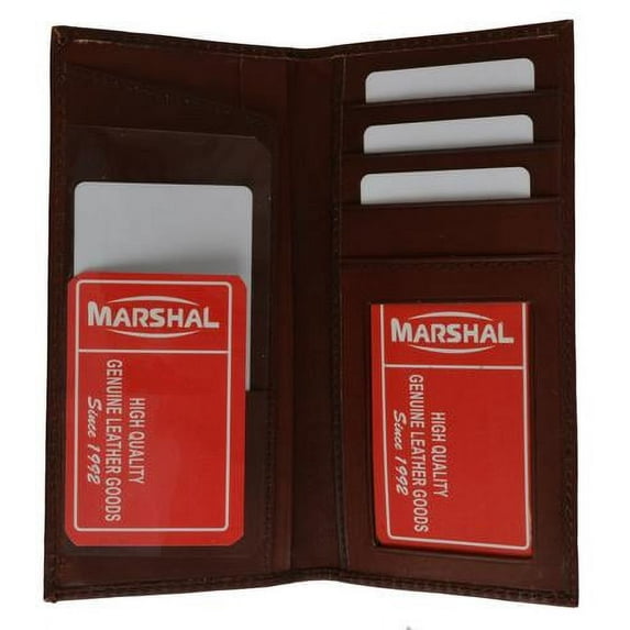 Genuine cowhide leather checkbook cover Credit Card/ID holder 154 CF