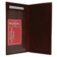 thumbnail image 1 of Genuine cowhide leather simple basic check Book cover 156 CF, 1 of 4