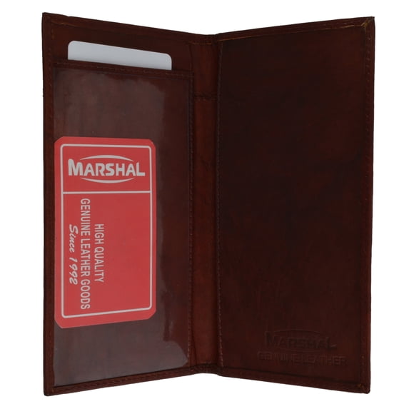Genuine cowhide leather simple basic check Book cover 156 CF