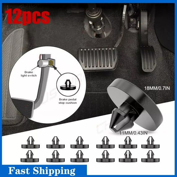 Genuine for Toyota Brake Pedal Switch Stopper Cushion 90541-06036 12Pcs