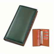 Genuine leather long wallet for men, leather multifunctional card holder clutch for women,SKU01034-