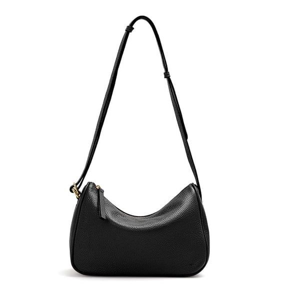 Genuine leather women's handbag with detachable shoulder strap, cross-body, sling bag, and small wallet,purse