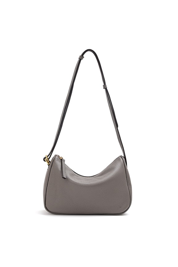 Genuine leather women's handbag with detachable shoulder strap, cross-body, sling bag, and small wallet,purse