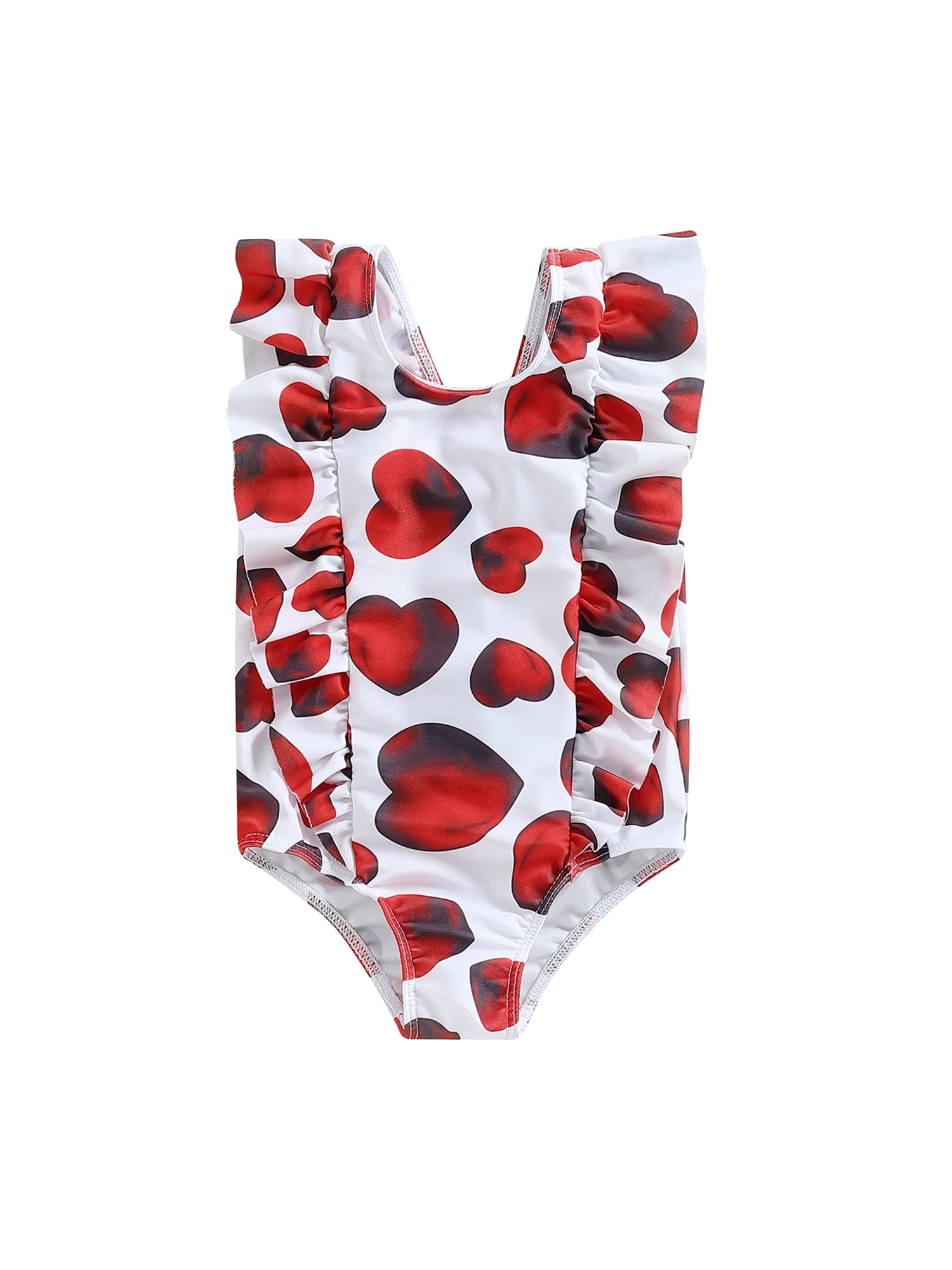 KIDS SHOULDER STRAP ONE PIECE SWIMSUIT main image 1