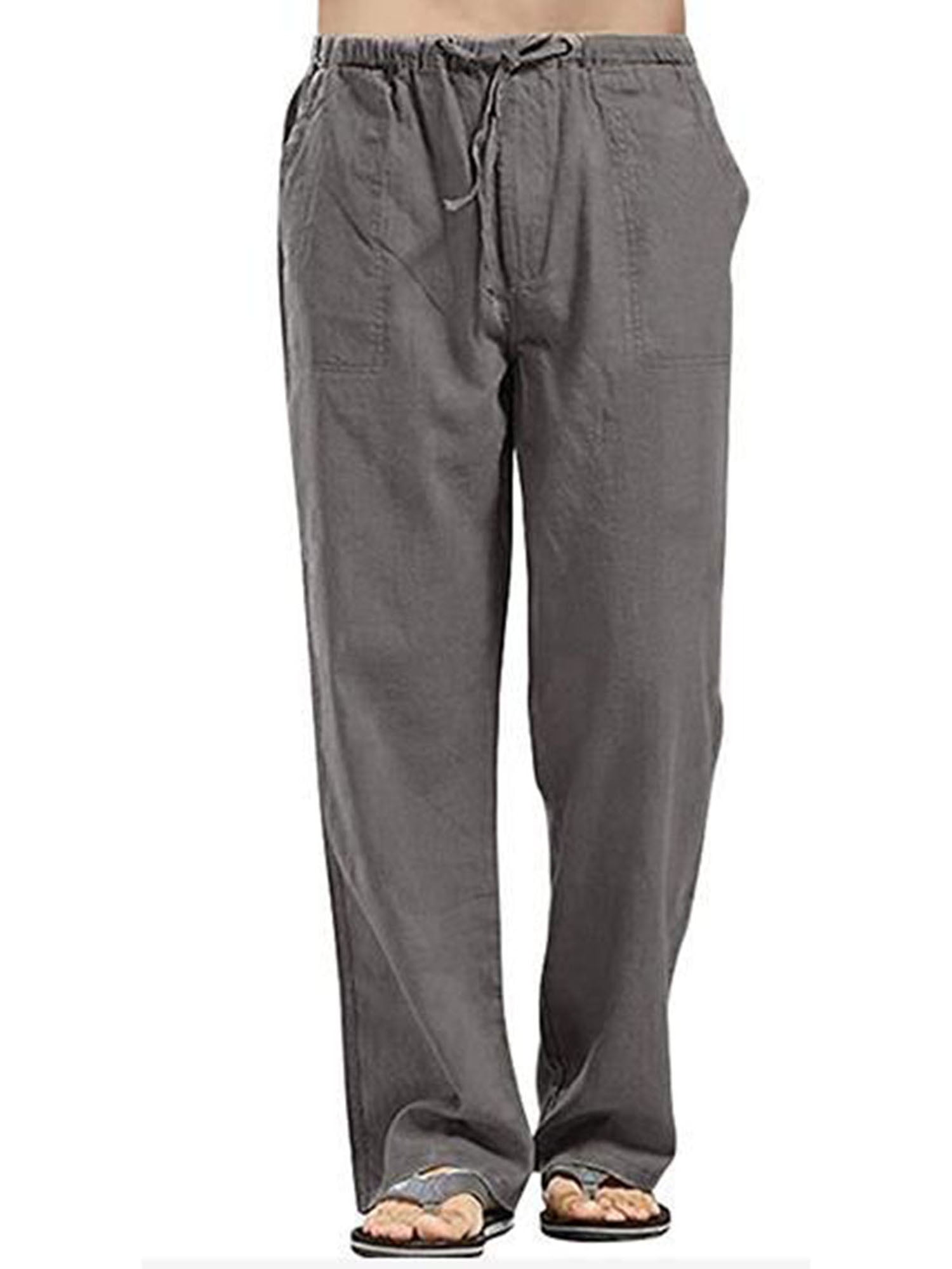 Drawstring Cotton Jogger Pants main image 1