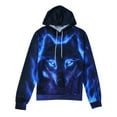 thumbnail image 1 of Genuiskids Men Womens Animal Graphic 3D Wolf Print Hoodie Fashion Hooded Jerseys Long Sleeve Sweatshirt Sweater Pullover Tops, 1 of 7