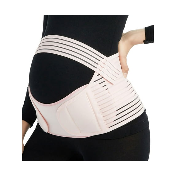 Genuiskids Pregnancy Support Maternity Belt, Solid Color Adjustable Pregnancy Belly Band Brace Strap for Pregnant Woman