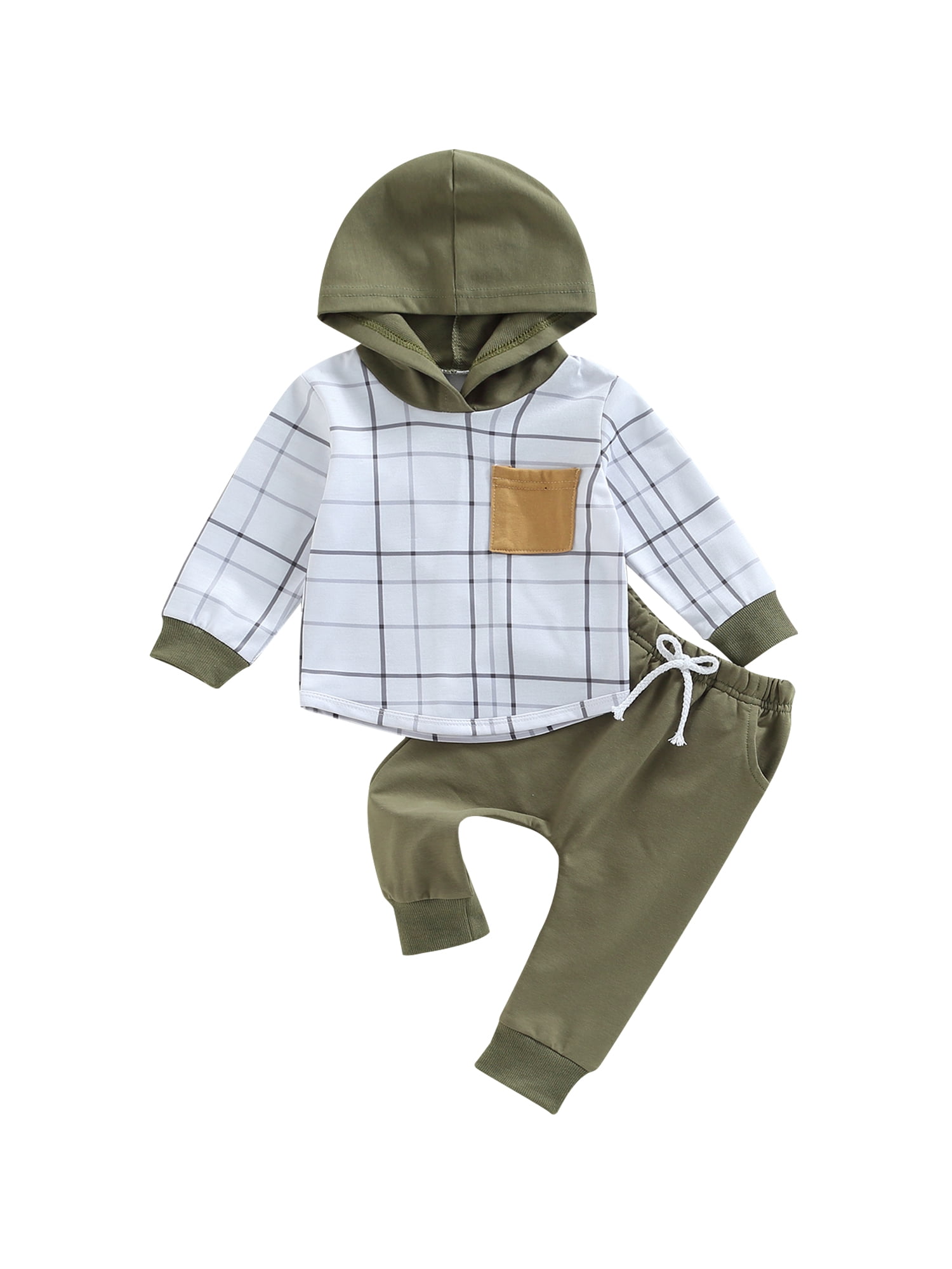 Toddler Boy Multicolor Plaid Loose Sweater
