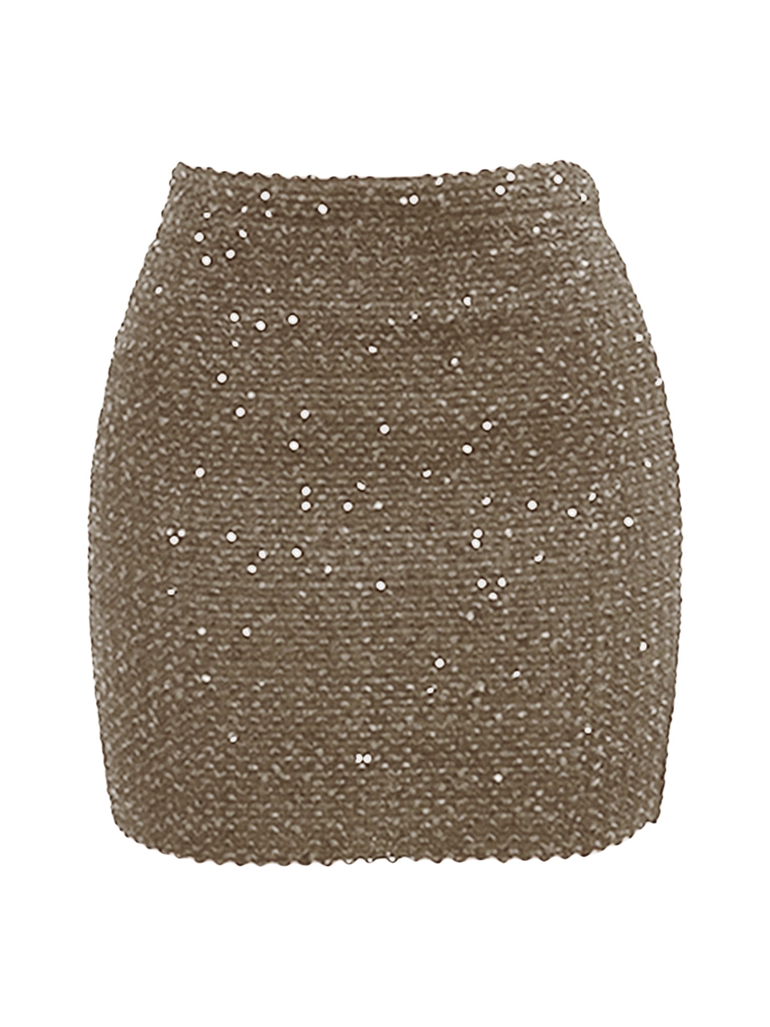 Ladies sequin cheap pencil skirt
