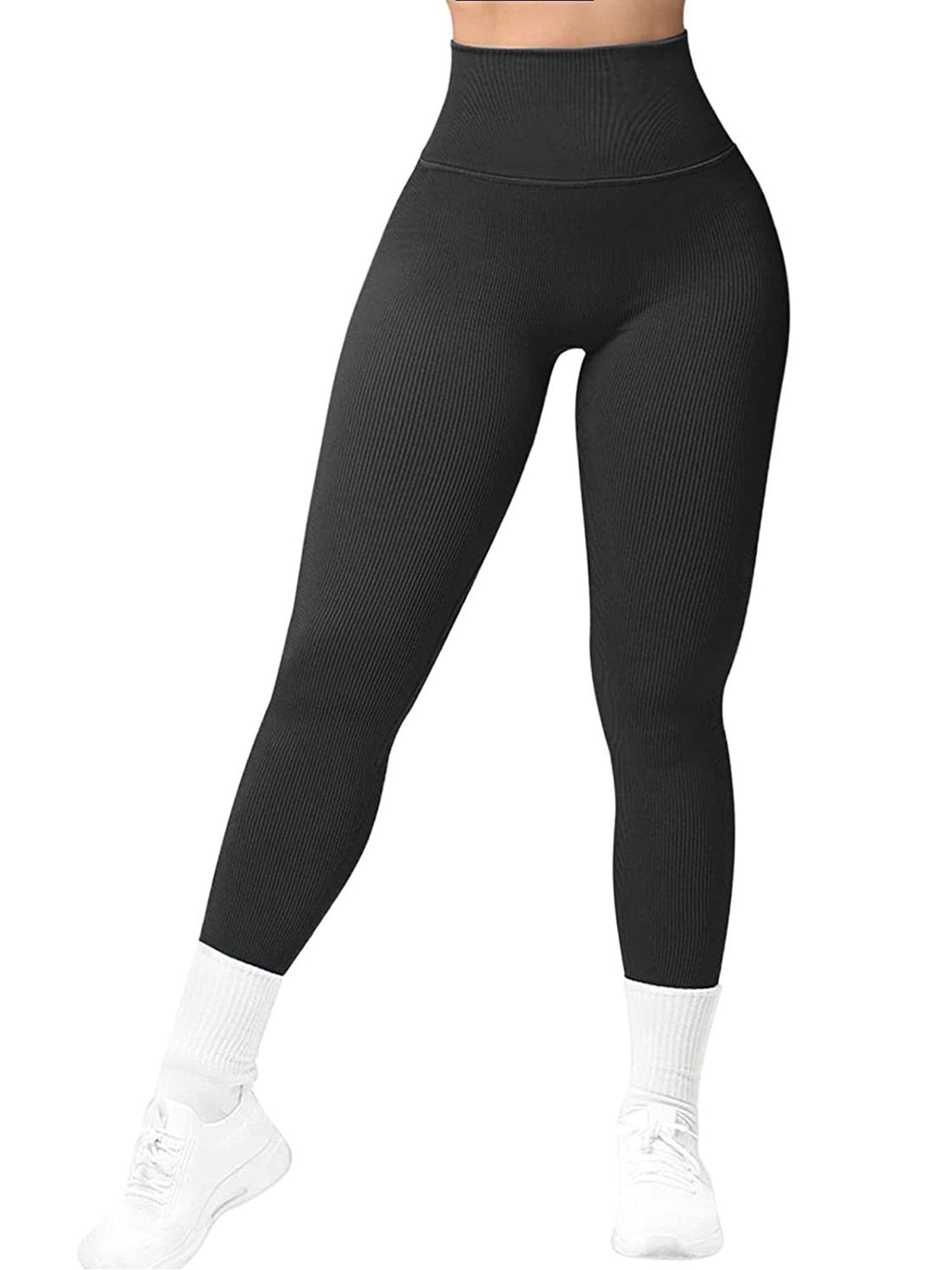 CAMBIVO Womens High Waisted Leggings Tummy Control and Non See Through  Workout Leggings With Pockets for Yoga, Running 
