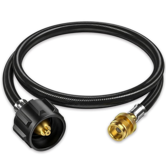 Genwiss Propane Adapter Hose 4ft CGA600 Gas Line Connector
