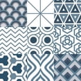 thumbnail image 1 of Geo 9Patch Blue Poster Print by Jace Grey (24 x 24), 1 of 2