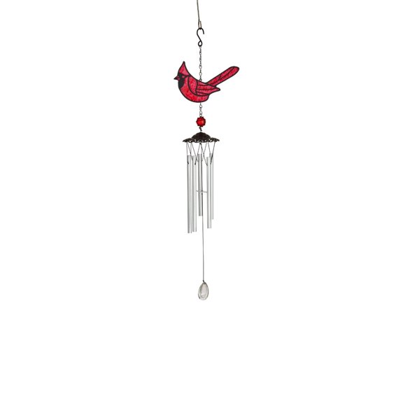 Geo Central Chime Cardinal Suncatcher