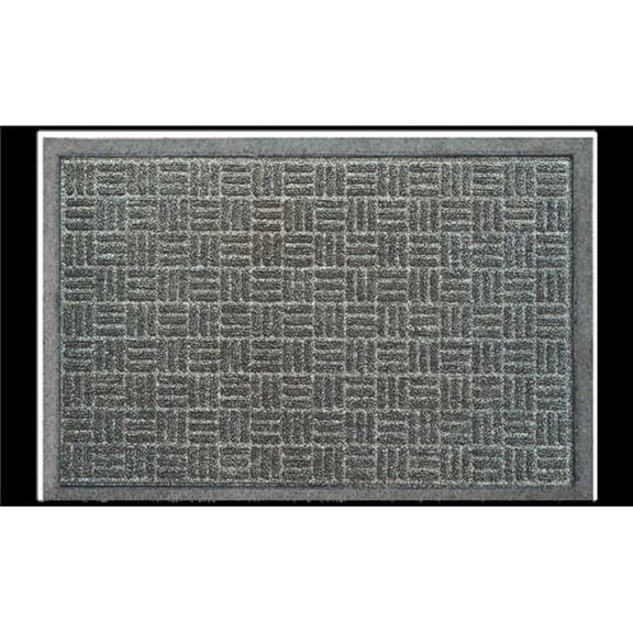 Geo Crafts G553-30 17.5 x 29.5 in. Aqua-Loc Geometric Square Doormat, Polypropylene