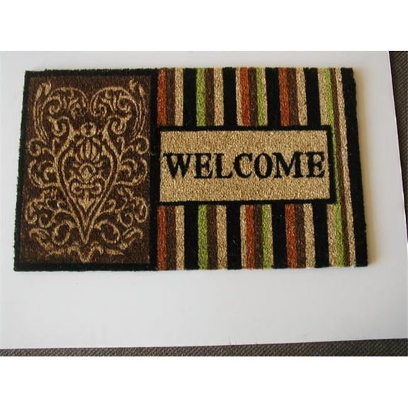 Geo Crafts G106 Welcome3 Printed Coir Mat