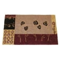 thumbnail image 1 of Geo Crafts G208 Tulip Art 18 x 30 in. PVC Backed Coir Bleach Stenciled Floral Art - Geo Flowers Doormat, 1 of 1