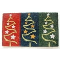 thumbnail image 1 of Geo Crafts G600 Holiday Trees 18 x 30 PVC Christmas Printed Coco Doormat, 1 of 1