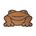 thumbnail image 1 of Geo Crafts G112 18 x 30 in. Tuffcor Frog Shaped Welcome Doormat, Rubber & Coir, 1 of 2