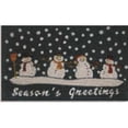 thumbnail image 1 of Geo Crafts G157 18 x 30 in. Coir Snowmen Seasons Greetings Welcome Doormat, 1 of 2