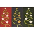 thumbnail image 1 of Geo Crafts G600 18 x 30 in. Coir 3 Holiday Trees Welcome Doormat, Multi Color, 1 of 2