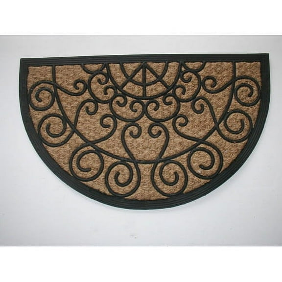Tuffcor Panama Scroll Doormat, 18" x 30"