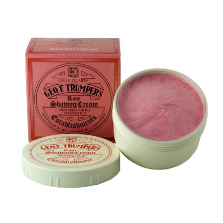 Geo F Trumper Shaving Cream Jar - Rose (200g)