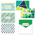 thumbnail image 1 of Geo Gold Foil Thank You Note Card Assortment - set of 36, 1 of 1