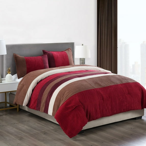 Geo Micro-Chenille 7-Piece Complete Comforter Set