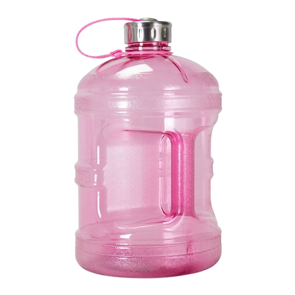 Geo Sports Bottles GEO 1 Gallon Reusable Leak-Proof Drinking Water Bottle, Stainless Steel Lid(Pink)