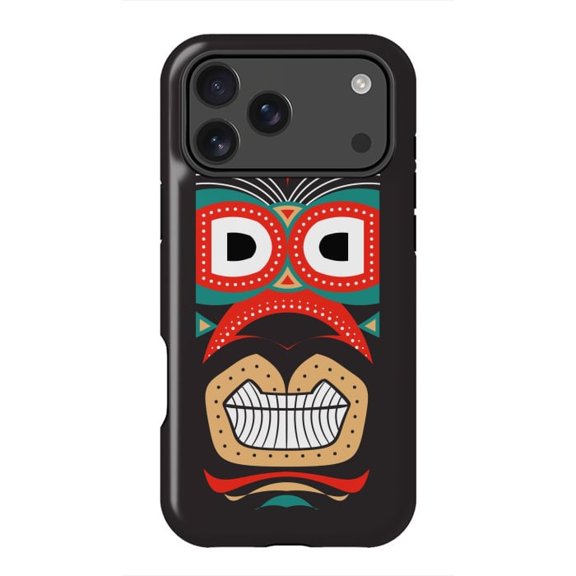 Geo Tikki Geometric Tribal Abstract Pattern with iPhone 17 to 11 Pro Max