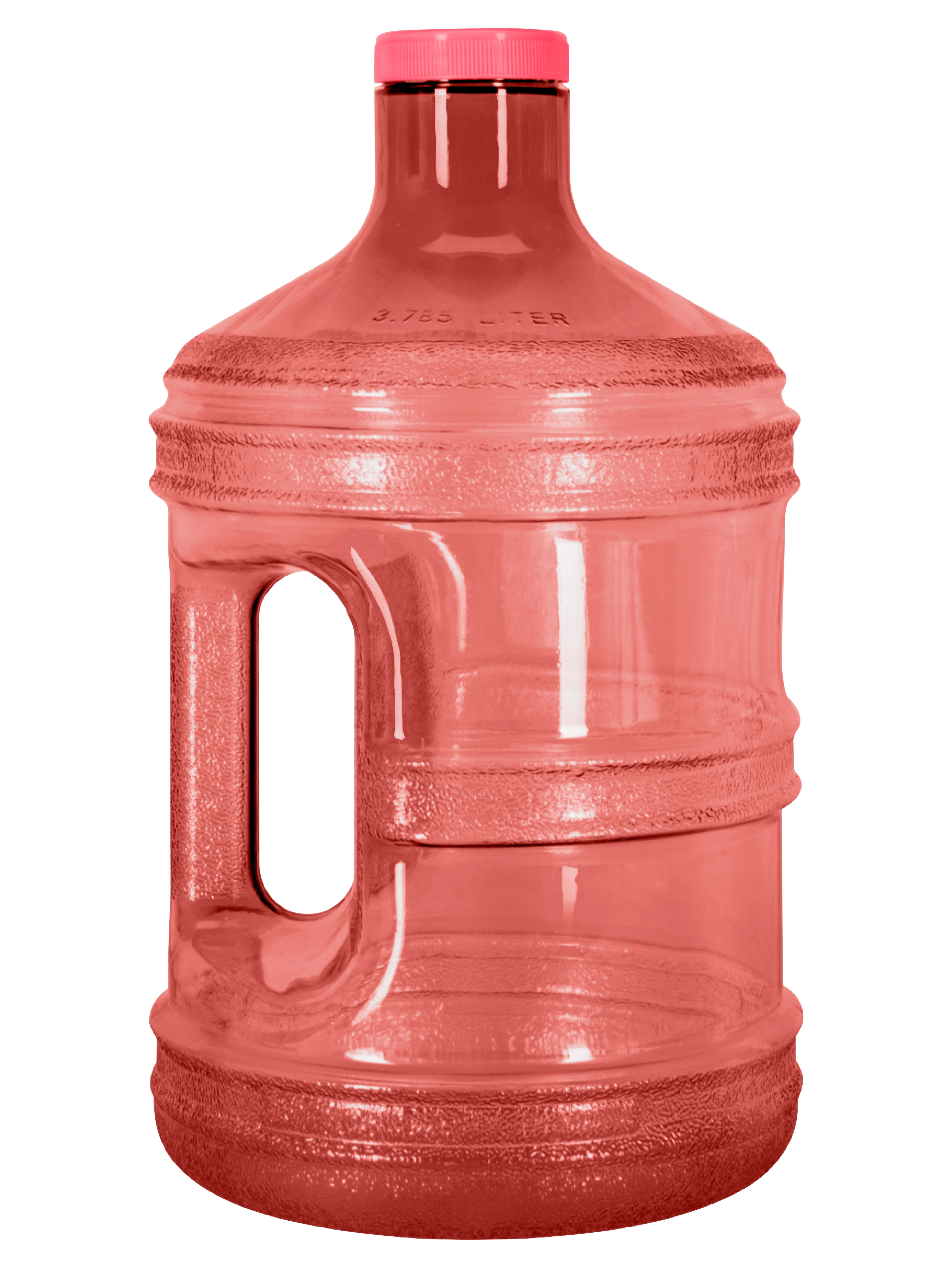 2 Gallon BPA Free Non Toxic FDA Grade Plastic Reusable Water Bottle Container Jug Made in USA, color_content
