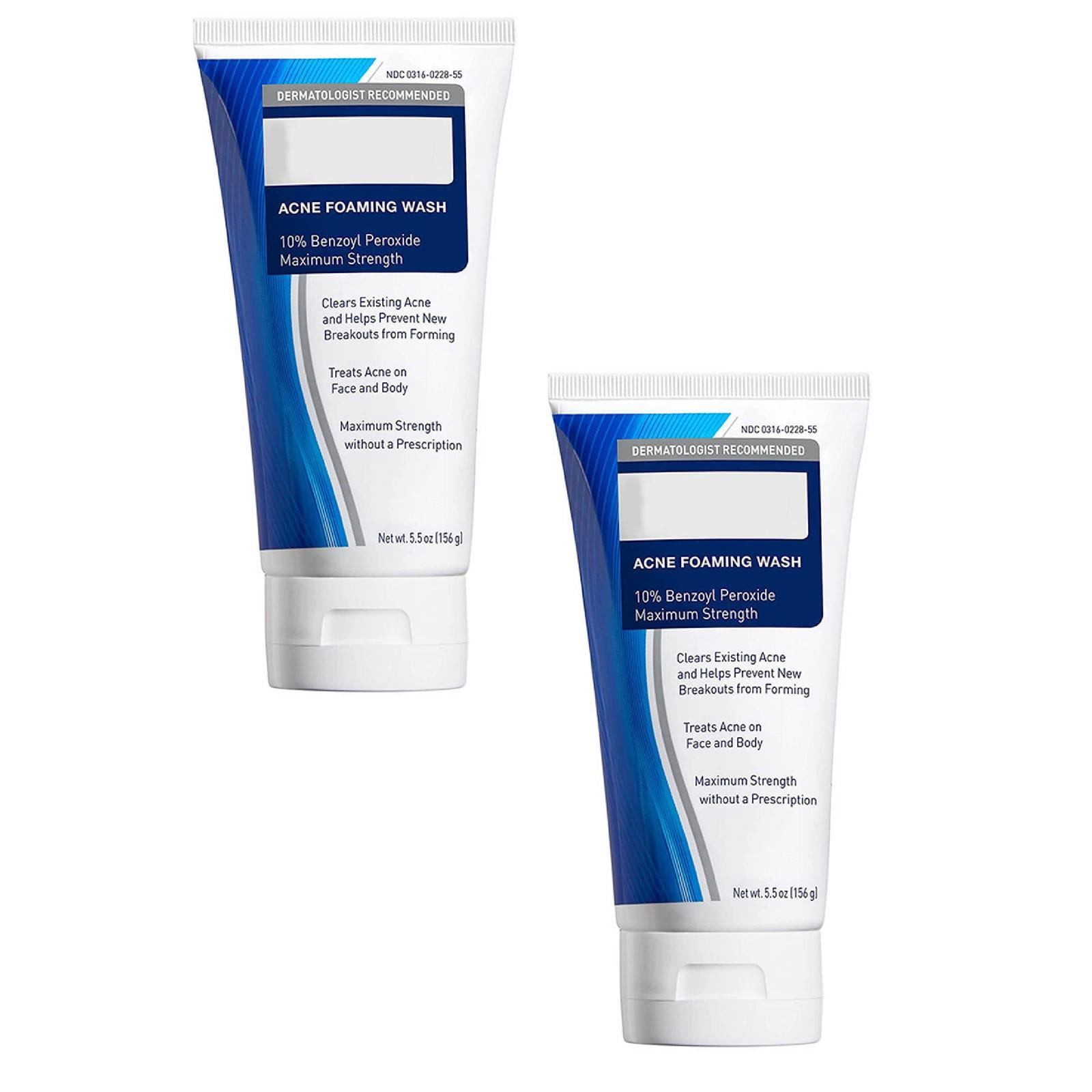 GeoBin Acne Foaming Wash Benzoyl Peroxide 10 Maximum Strength