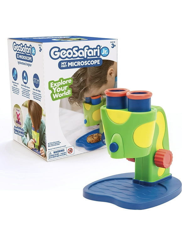 GeoSafari Jr. My First Kids Microscope Toy, Preschool Science, STEM Toy, Gift for Toddlers Ages 3+