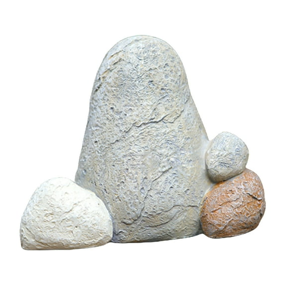 Geocache Container for Keys and Small Items Discreet Key Hider Box for Indoor Outdoor Use Decorative Garden Ornament