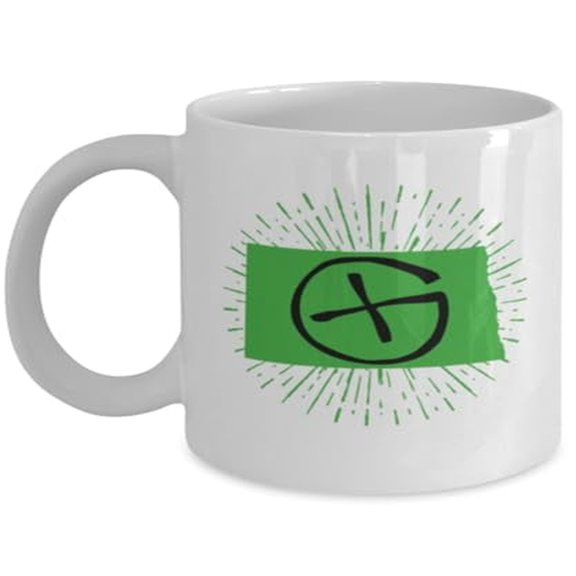 Geocacher 11 oz Coffee Mug - Geocaching Logo White Ceramic Gift