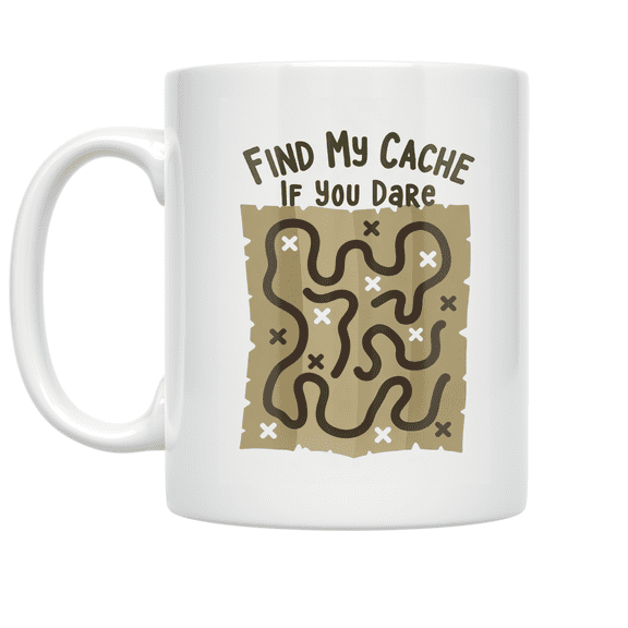 Geocaching Adventure Design - Geocaching Enthusiast - 11 oz Ceramic Coffee Mug