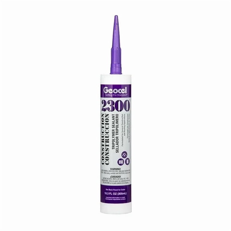 Geocel 2300 Construction Crystal Clear Tripolymer Elastomeric