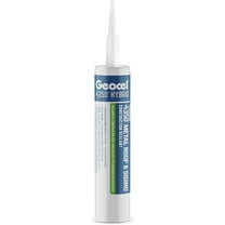 Geocel 4350 Metal Roof & Siding Construction Sealant, Black, 10.1 fl. oz.