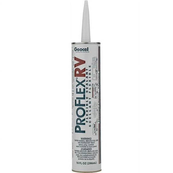 Geocel GC28103 10 oz Pro Flex RV Flexible Sealant, Black